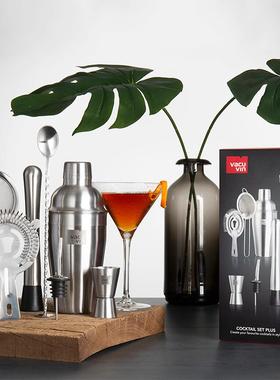 Vacu vin梵酷调酒器 荷兰进口鸡尾酒过滤器量酒器冰钳标记贴漏斗