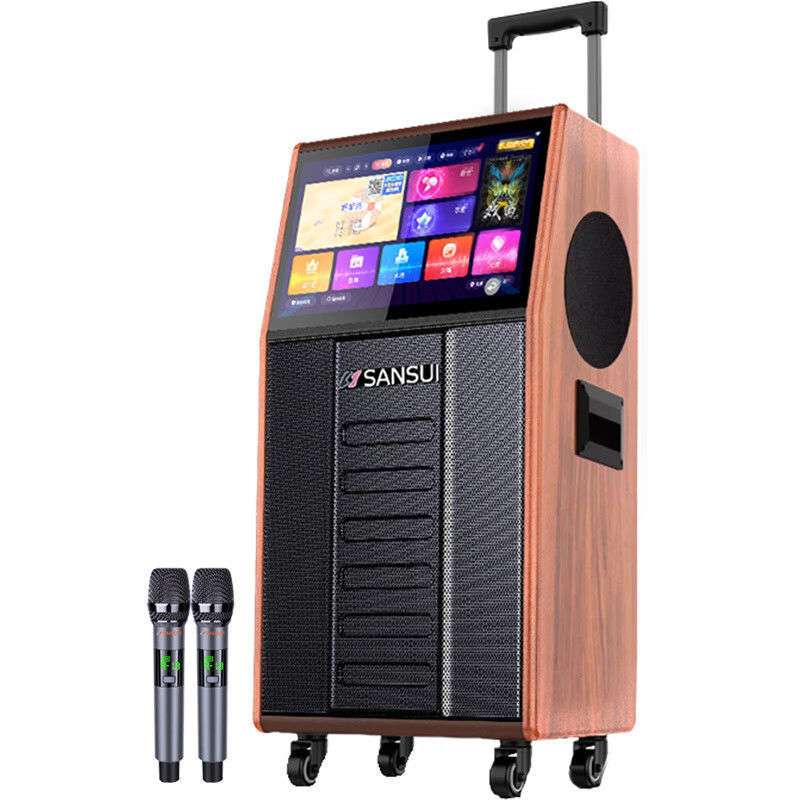 山水(SANSUI)PC126木质家庭户外大功率演出唱歌带显示屏触屏