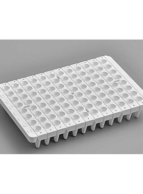 0.2ml白色PCR半裙边96孔板 无酶盒装 15板/盒 10盒/箱 厂家直销