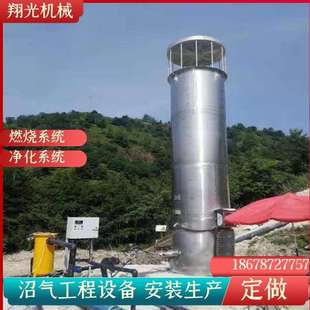 污水沼气火炬黑膜沼气池火炬垃圾填埋场燃烧火炬整套系统