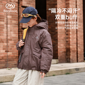 儿童连帽外套冬季 半度闲男童加厚棉衣冬装 2025新款 男孩保暖轻棉服