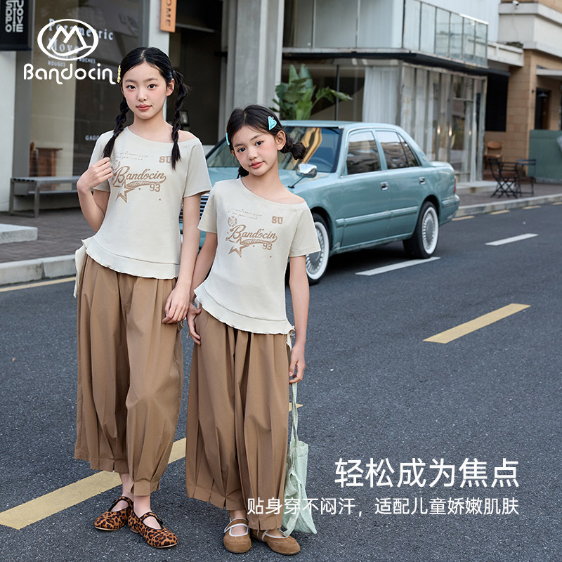 半度闲初中生夏装韩系套装薄款图片