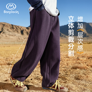 半度闲男童加绒长裤冬季2025新款儿童保暖加厚裤子男孩冬季休闲裤