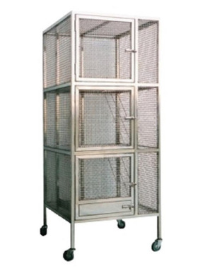 不锈钢猫笼 4层 型号:JV222-CC4 库号：M43791