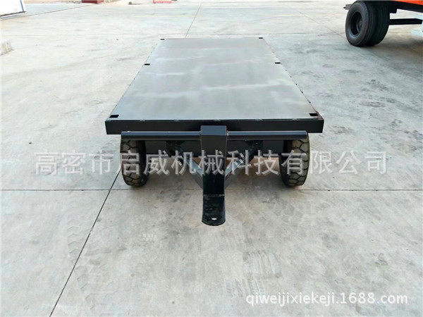 平板手推拖车 搬运公司专用拖车货源供应 大型平板拖车厂家供应