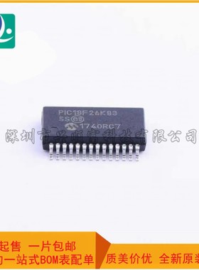 PIC18F26K83-I/SS IC MCU 8BIT 64KB FLASH 28SSOP封装 集成电路