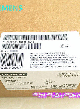 6ES7131-4BB01-0AB0 SIMATIC DP电子模块  6ES7 131-4BBO1-OABO