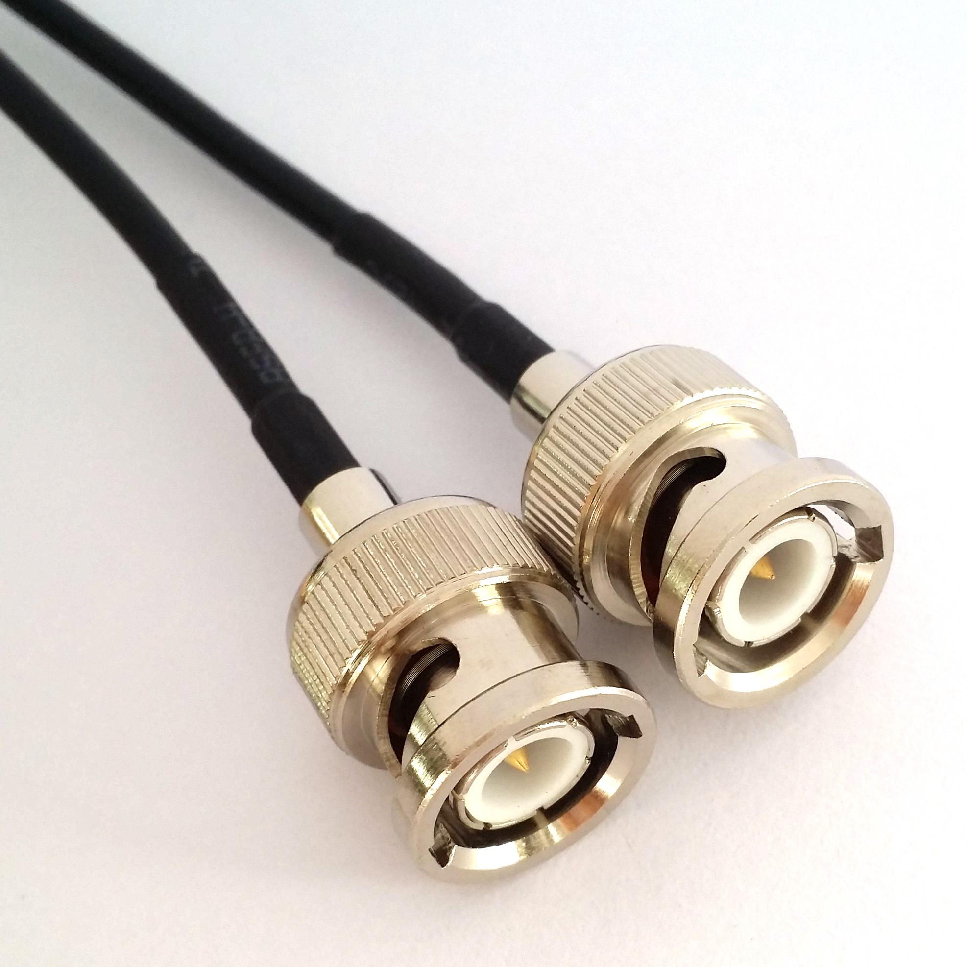 射频连接跳线示波器线Bnc公对公Bnc- j /Rg174线外径2.8mm