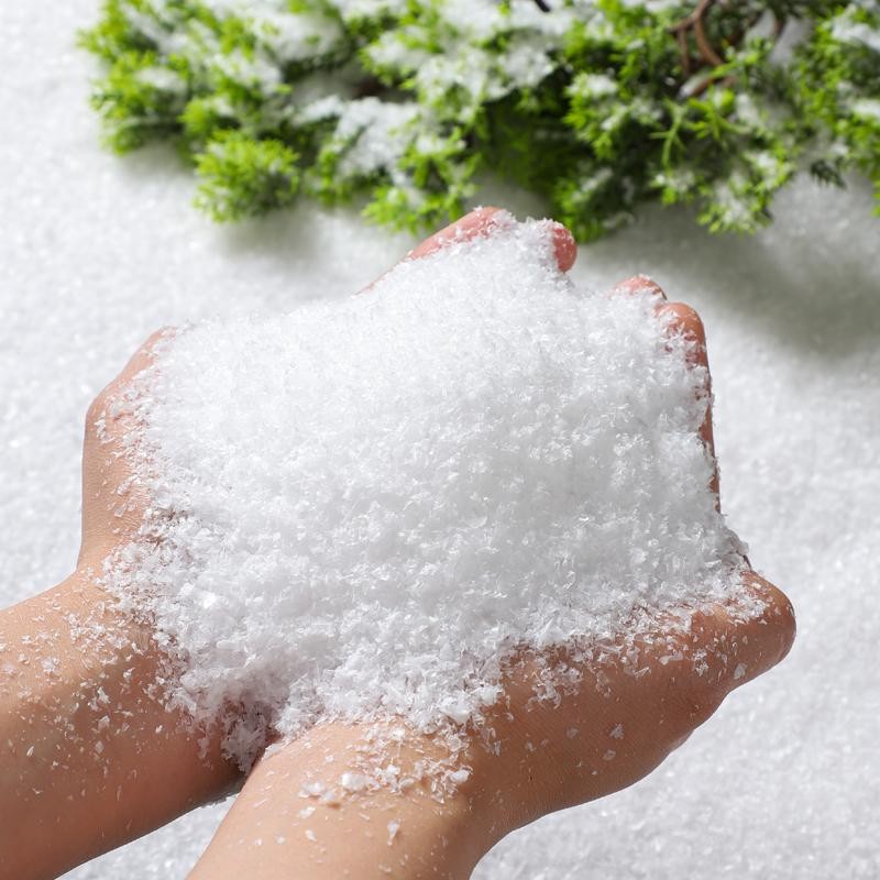 人造雪粉彷真雪假雪花干雪道具摄影拍戏照直播雪地景耶诞场景布置