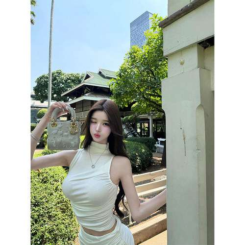 韩系穿搭一整套装女性感两件套