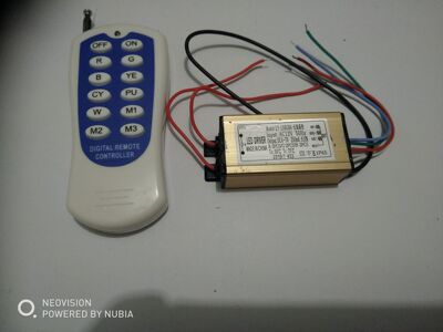 厂家直销 保三年AC12V 6W12键无线遥控 RGB地埋灯 堤岸灯LED驱动