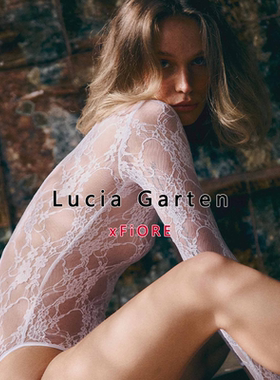 fiore波兰进口连体衣长袖蕾丝网纱