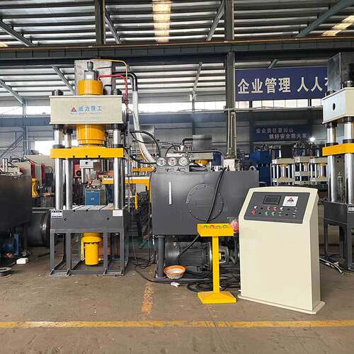 威力重工自行车球头冷墩液压机 200吨铝合金球阀冷挤压成型油压机