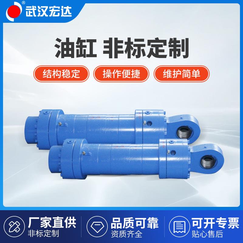 厂家生产加工液压缸非标液压缸双作用耳环装液压油缸设备