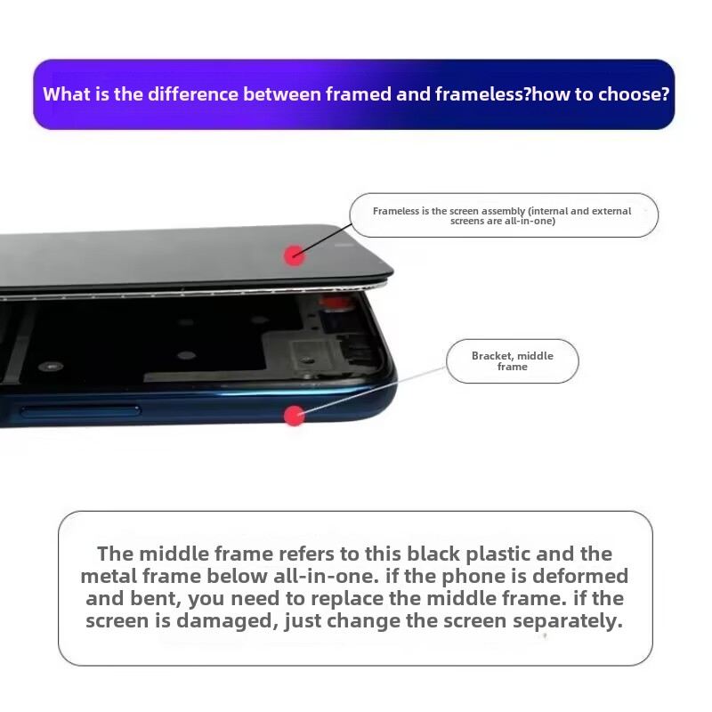 适用oppo a91屏幕总成带框A91手机内外液晶显示内屏oled原装液晶