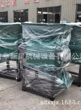 燕麦黄豆小麦挤扁机 拉丝对辊猫粮破碎机电动豆扁机