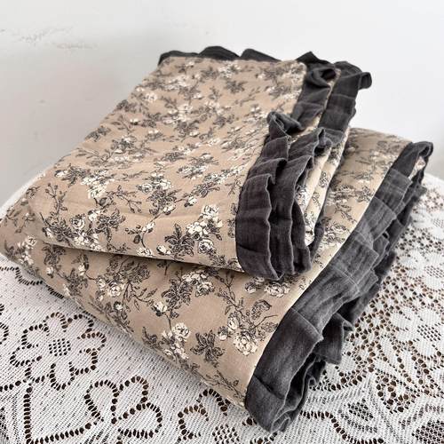 法式A类全棉双层纱母婴级被套