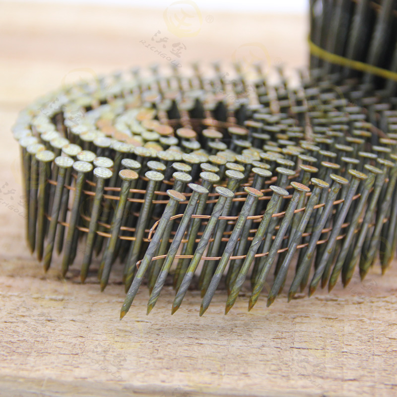 卷钉螺纹 木箱钉木架钉拖盘钉卷钉抢钉卷钉枪 打拖盘钉CN55CN70钉