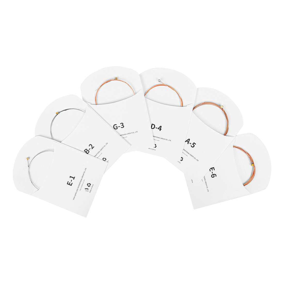 SK11民谣吉他弦进口合金磷铜覆膜吉他套弦金色弦珠一套6根琴弦厂