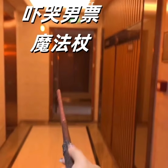 哈利波特发光发射火焰魔法棒创意整蛊赫敏邓布利多魔杖学生礼物