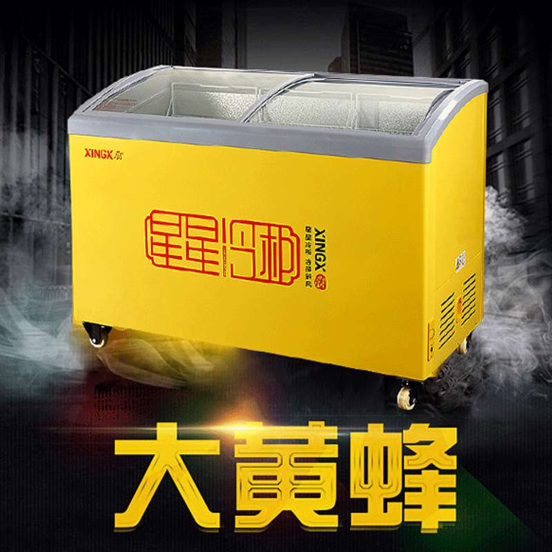 XINGX/星星 SD/SC-326SY冰柜卧式单温冷冻冷藏雪糕饮料展示柜冷柜