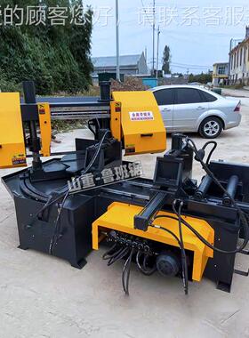 H42 82数控双立柱金属带锯床GH4228 成捆切G割