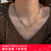 太阳花吊坠复古首饰小众饰品锁骨链配饰女款 张十六 鸢尾项链 礼物