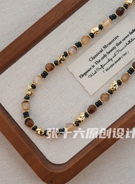 流光骑士铜合金手工美拉德项链