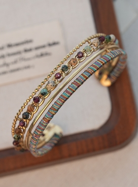 张十六铜合金复古宫廷轻奢手镯