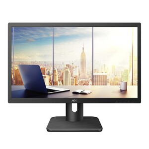 AOC 22E1H/WW白色21.5英寸显示器低蓝光VGA HDMI壁挂行业液晶屏