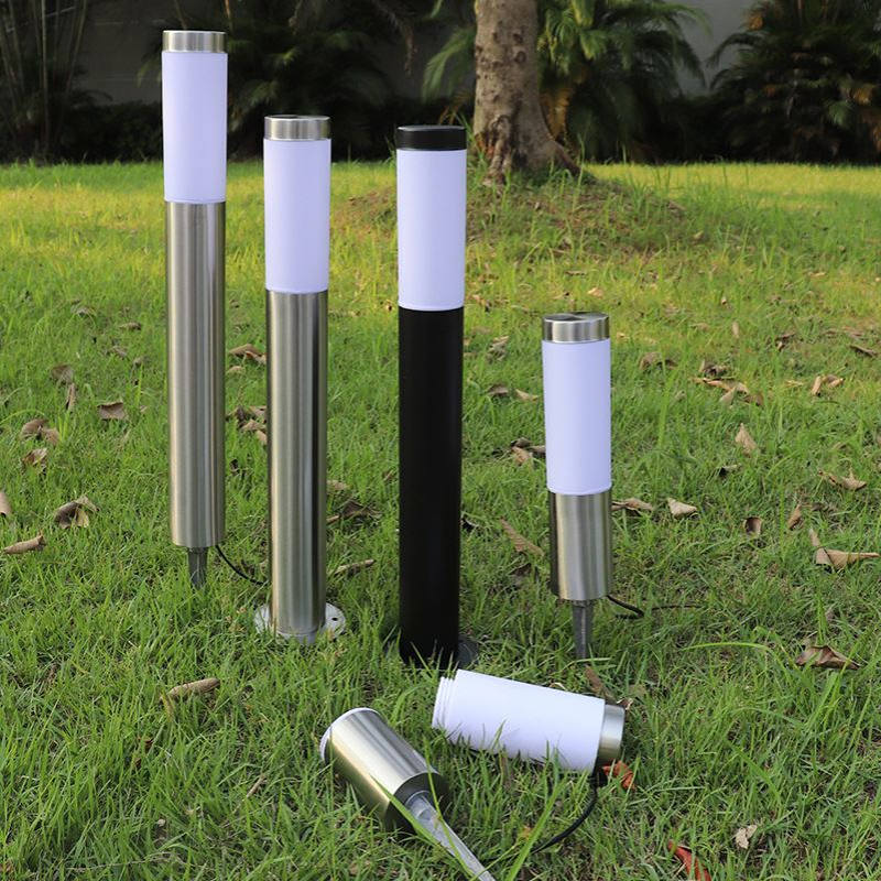 中山批发别墅小区0.6米10wled光源防雨201不锈钢铝材草坪灯庭院灯