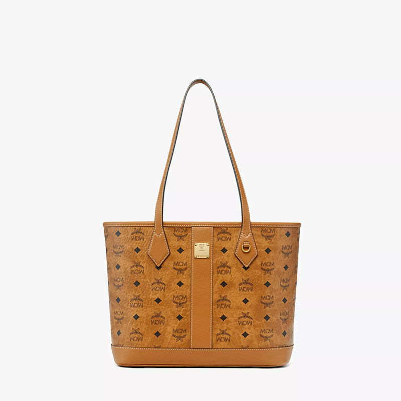 MCM专柜款 Liz经典Visetos涂层帆布拼皮革子母单肩手提包女生通勤