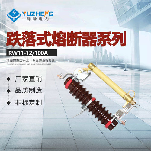 10KV户外跌落式熔断器 RW11-10/100高压熔断器厂家出售保险丝