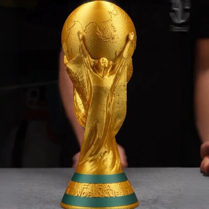 大力神杯美加墨世界杯3D打印黄金足球纪念奖杯送男友面收藏手办