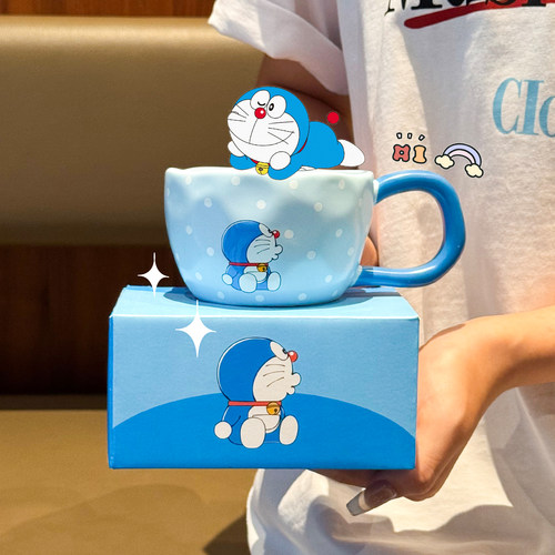 【哆啦A梦联名】陶瓷马克杯子
