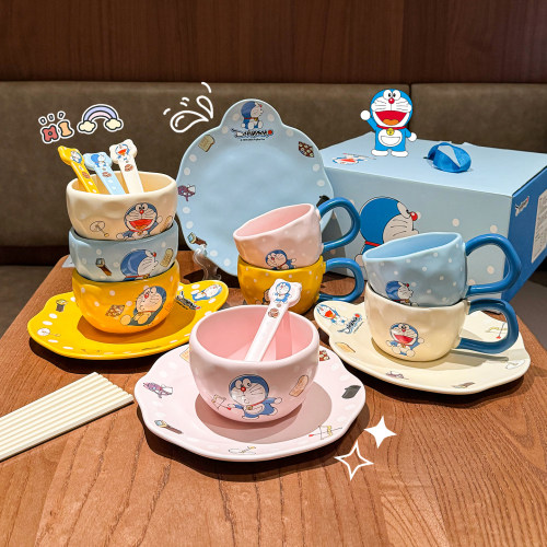 【正版授权】哆啦A梦陶瓷餐具
