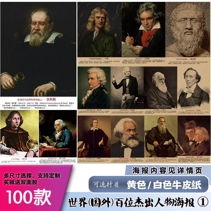 世界国外杰出人物科学名人画报图片