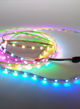 SK6812内置IC3535灯珠幻彩灯带60珠144珠每米幻彩全彩4mm窄板灯带