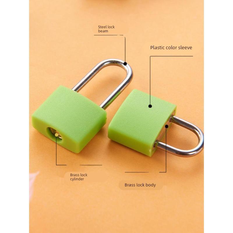 迷你彩色小锁包邮幼儿园早教玩具小挂锁宿舍箱包锁头儿童教具开锁