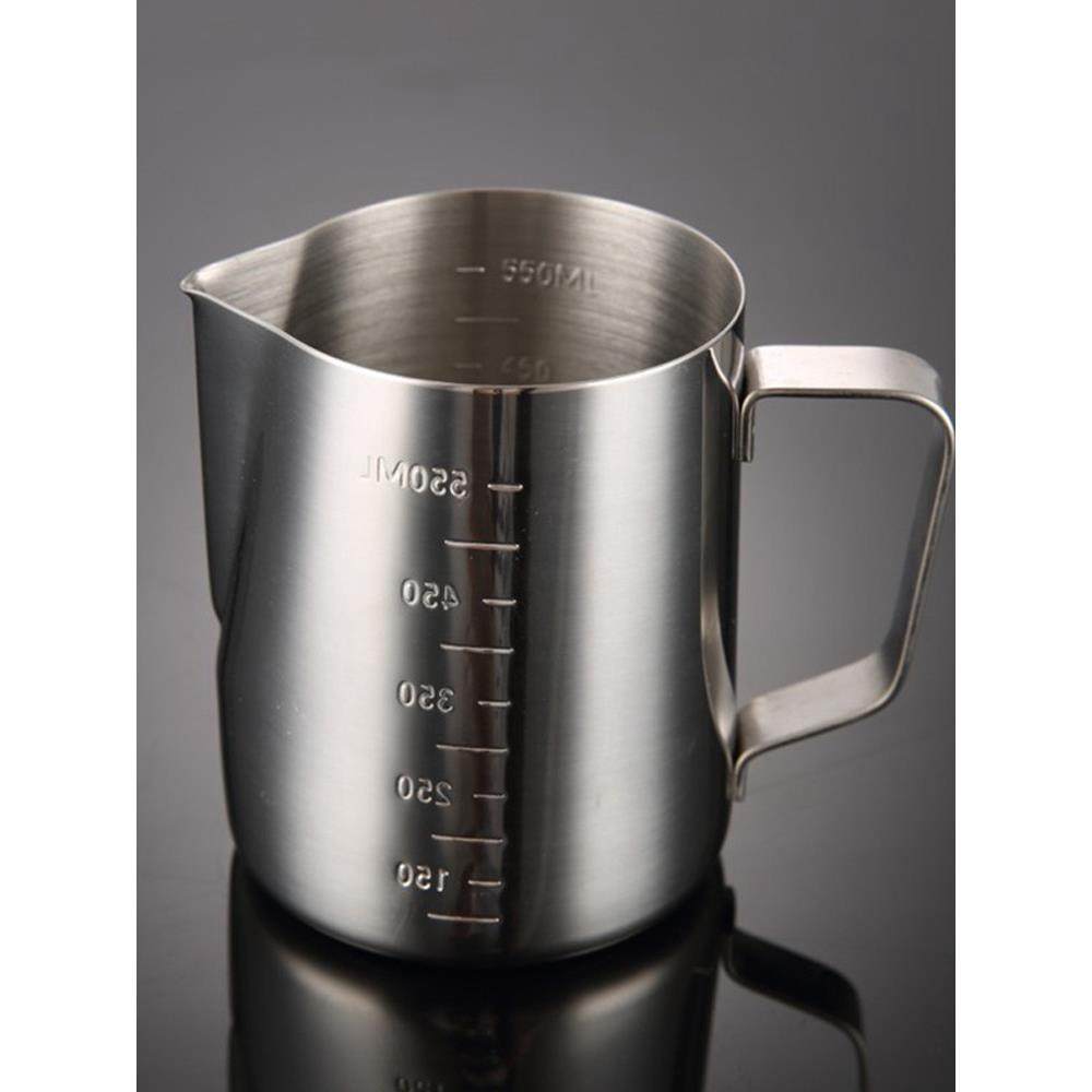 304不锈钢尖嘴拉花杯带盖 带刻度量杯 咖啡拉花缸 打奶泡杯咖啡壶,餐饮具,配套器具,淘宝优惠券,粉丝福利购,淘宝优惠卷