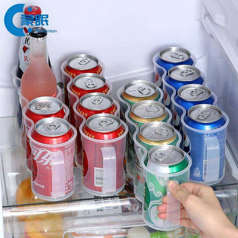 家用易拉罐收纳盒抽取提拉式冰箱听装啤酒饮料瓶防滚动调料置物架,厨房/烹饪用具,调料置物架,淘宝优惠券,粉丝福利购,淘宝优惠卷