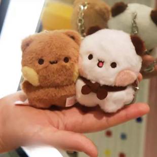 一二布布毛绒挂件磁铁贴贴包包挂件玩偶公仔书包挂饰情侣配饰