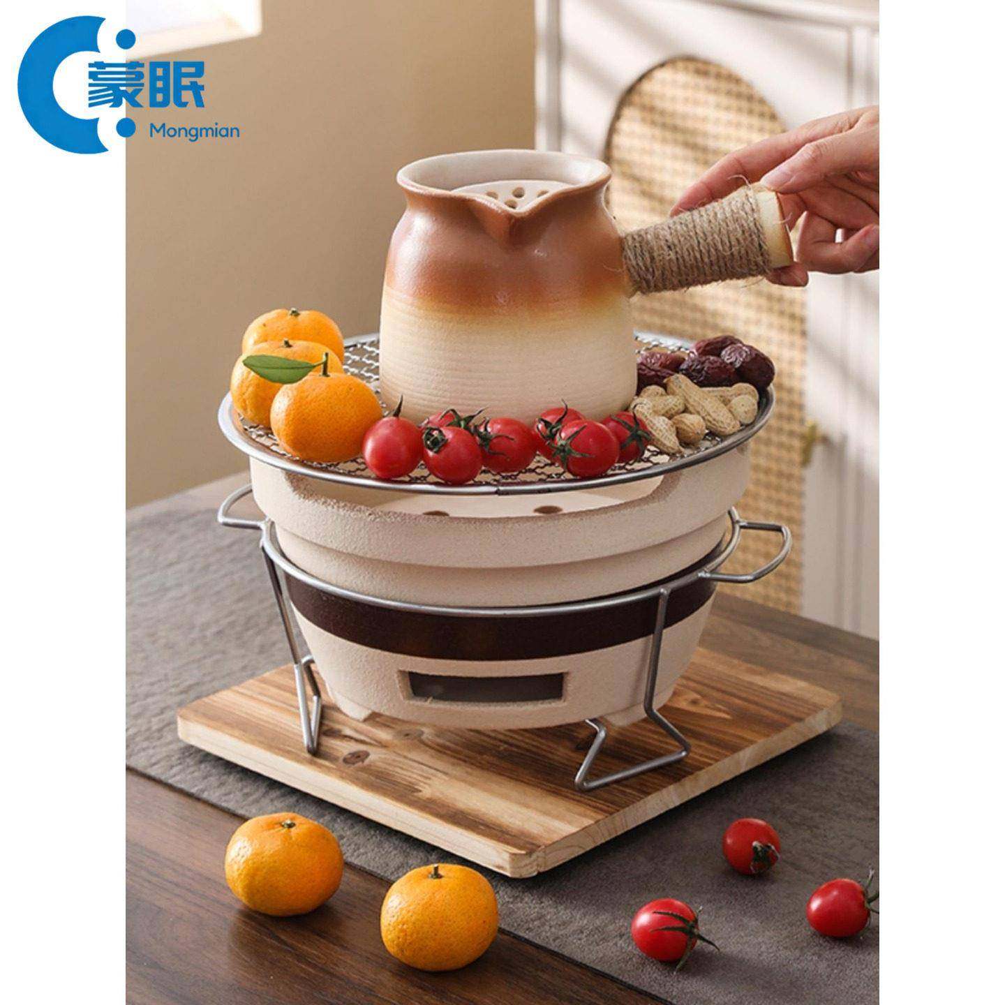 炭火炉2025新款新式炭火炉围炉煮茶罐罐茶壶煮茶器具室内家用全套,厨房/烹饪用具,烧烤炉,淘宝优惠券,粉丝福利购,淘宝优惠卷