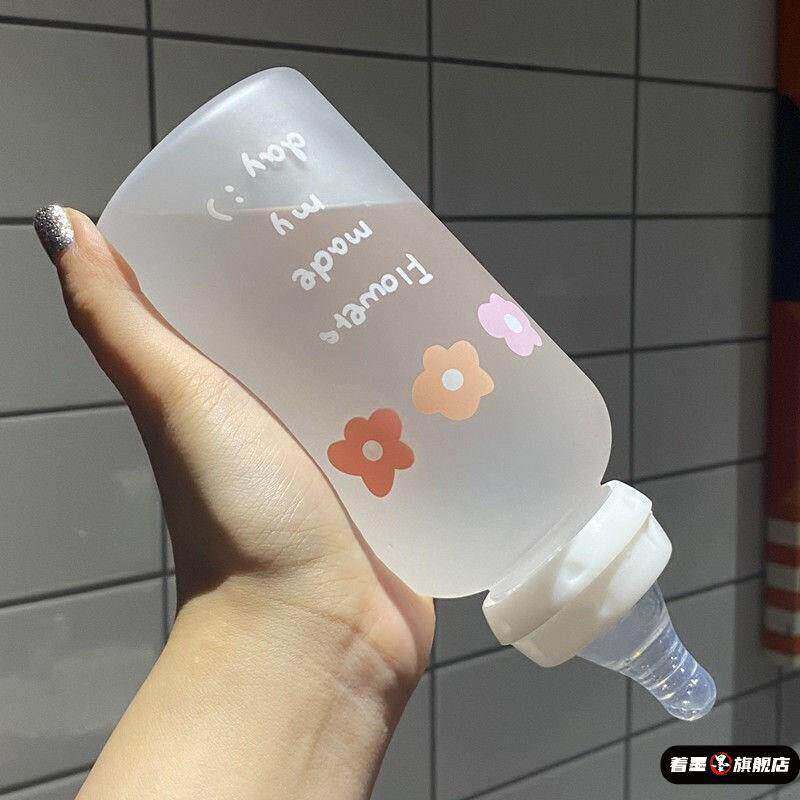 躺着喝的水杯大人女奶朋友专属网红成人奶嘴式奶瓶杯瓶子学生少女