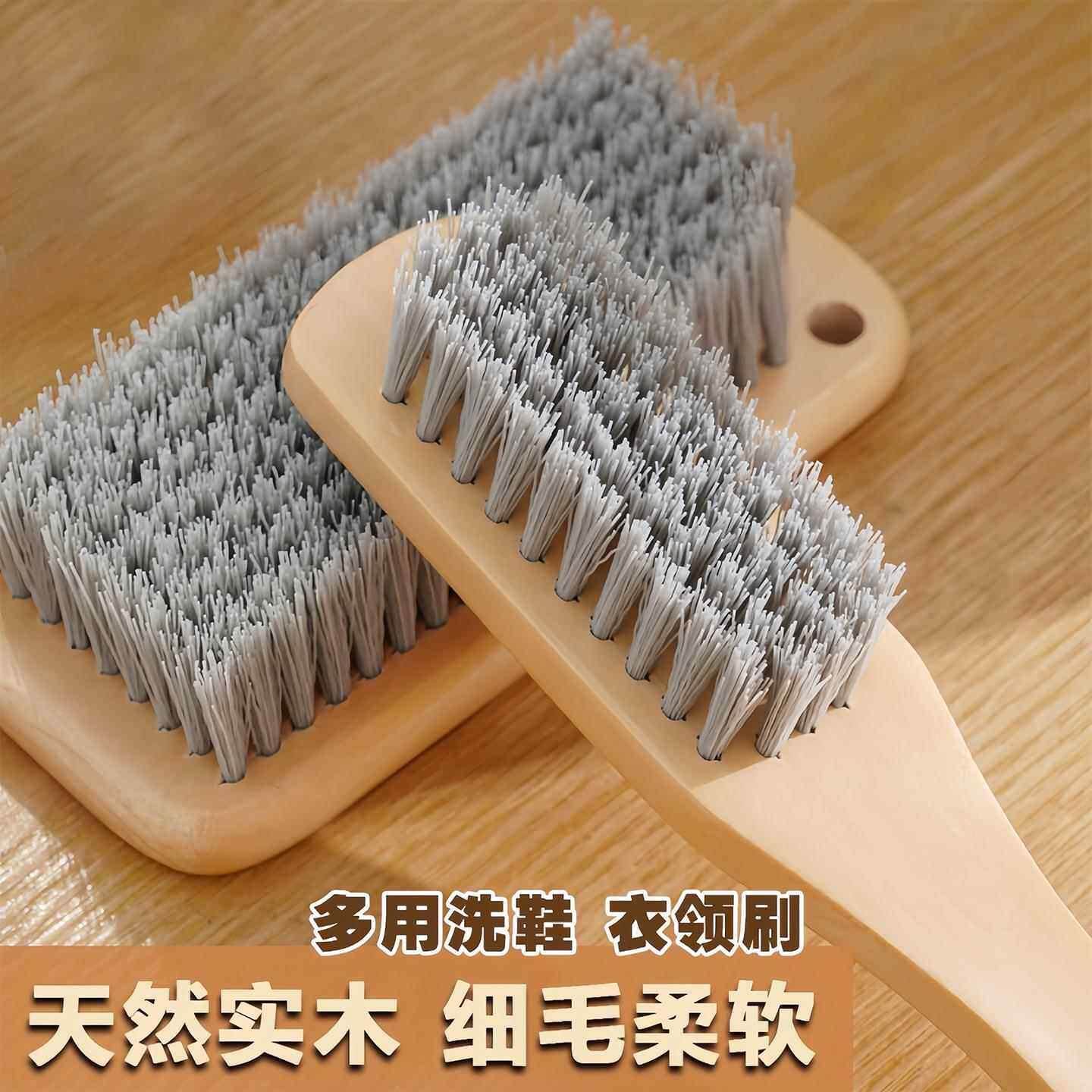 老式木柄鞋刷硬毛鞋刷子家用刷鞋洗鞋刷子不伤鞋洗衣刷洗衣服板刷图片