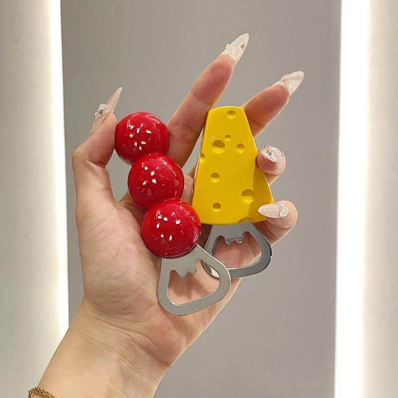 冰糖葫芦冰箱贴开盖器启瓶子啤酒酒瓶开瓶器创意磁吸家用开盖神器
