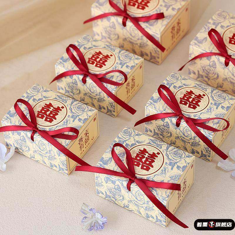 韩式小清新糖盒结婚专用喜糖盒子精致感婚礼新款糖果礼盒空盒纸盒