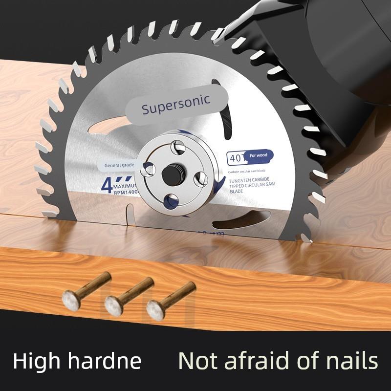 亚克力板切割锯片工具木工角磨机子机多功能4/5寸片合金木工专用