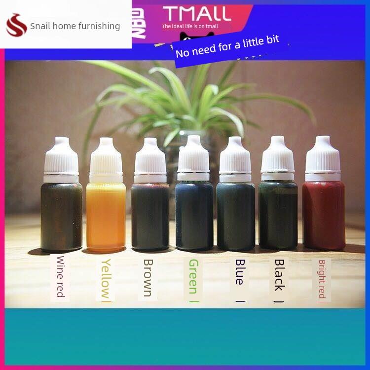 洋酒彷真颜料不可食用色素红酒瓶精兑水调色剂水性色装饰