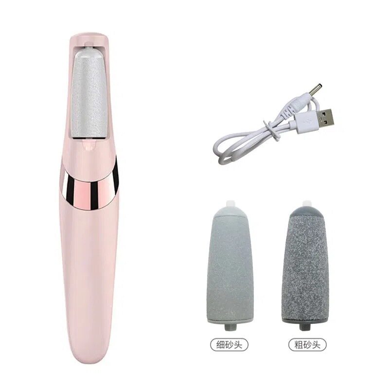 电动磨脚器带灯美脚去死皮机修脚器自动搓脚老茧修足修脚工具